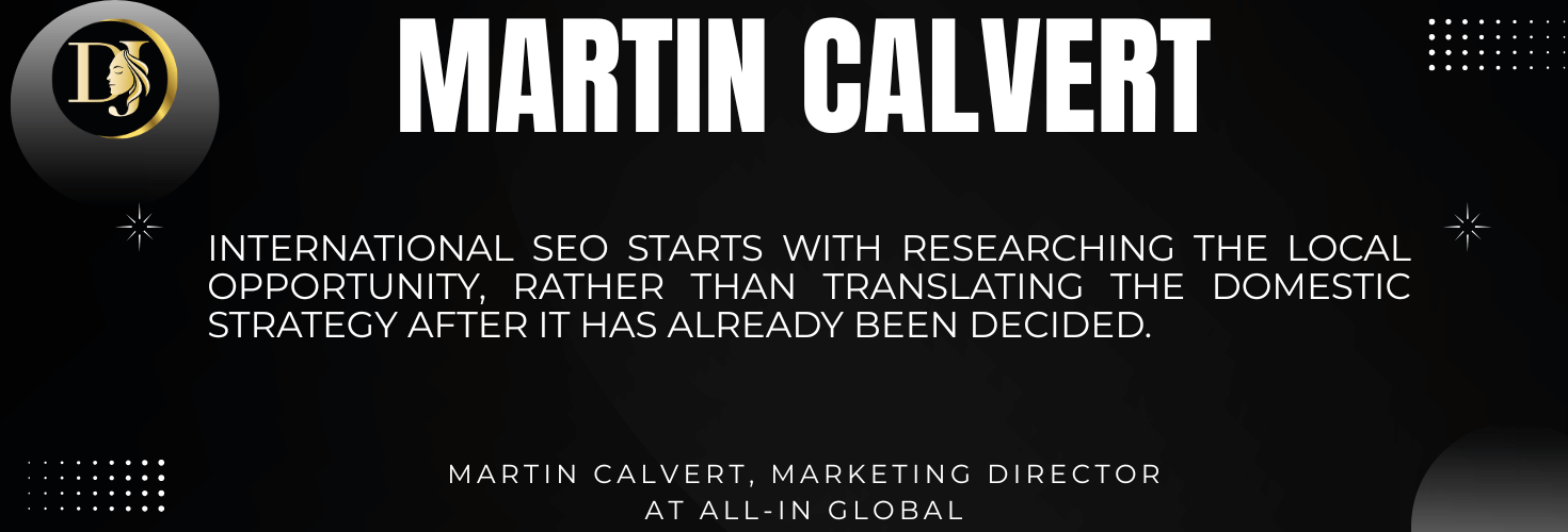 Martin Calvert on International vs. Domestic SEO Strategy