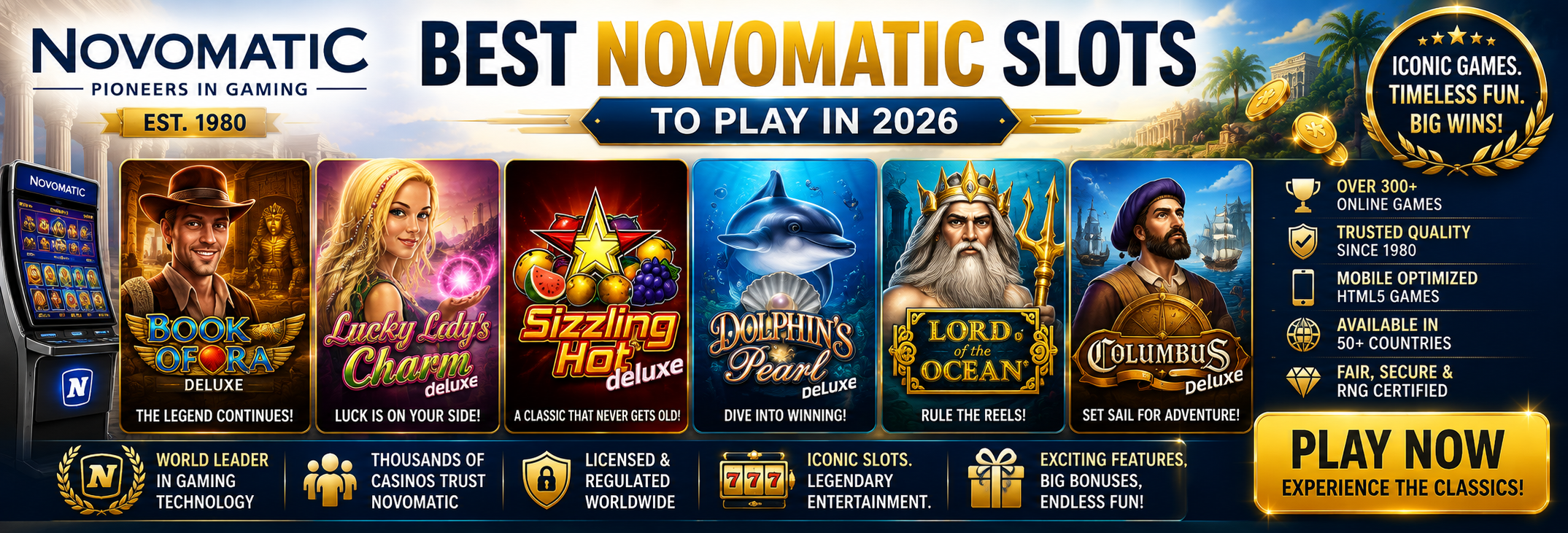 Novomatic slots 2026
