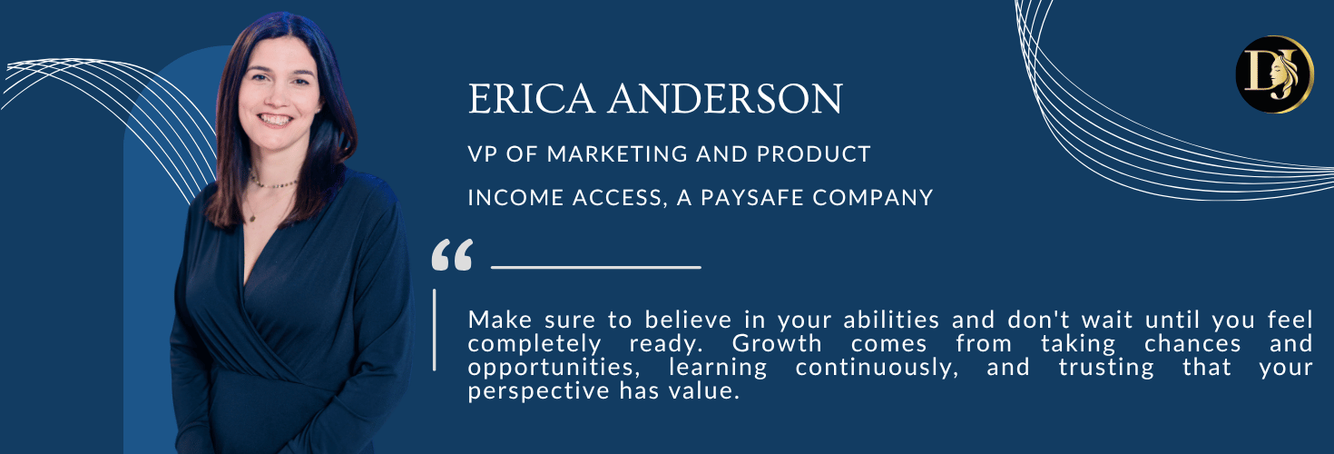 Erica Anderson VP or Marketing and Product at Income Access Speaks with Diva Jackpot